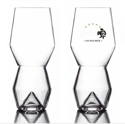 qualidade Peak Bottom Ipa Glass Criado à mão Cristal Craft Beer Glasses fábrica