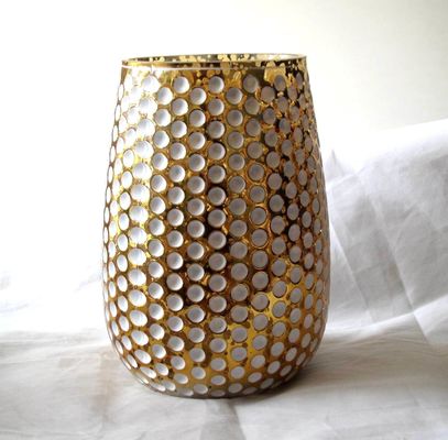 qualidade 3 tamanho Candeeiros de vidro de cor prateada em forma de ovo fábrica