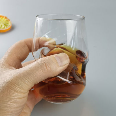 qualidade Vidros de vinho tinto de cristal giratório 250 ml sem caules fábrica